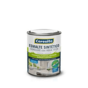 Esmalte sintético, Cereluxe, Aquatech, Brillante, Ceresita, 1/4 galón