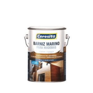 Para maderas, Barniz Marino, Ceresita, 1 galón. (Mate)